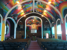 Load image into Gallery viewer, Okuda San Miguel “Skull Ministry" signed limited edition giclée