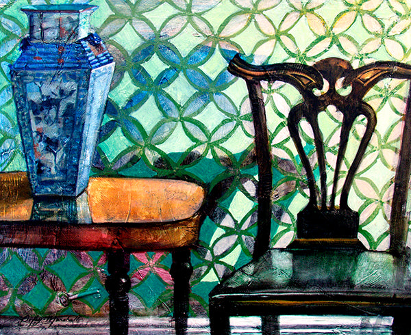 "Foyer Verde" Downy Doxey-Marshall Artist