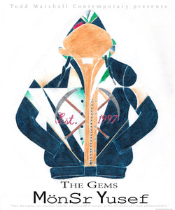 "The Gems" by MönSr Yusef 36 x 30"