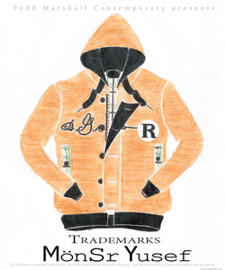 "Trademarks" by MönSr Yusef 36 x 30"